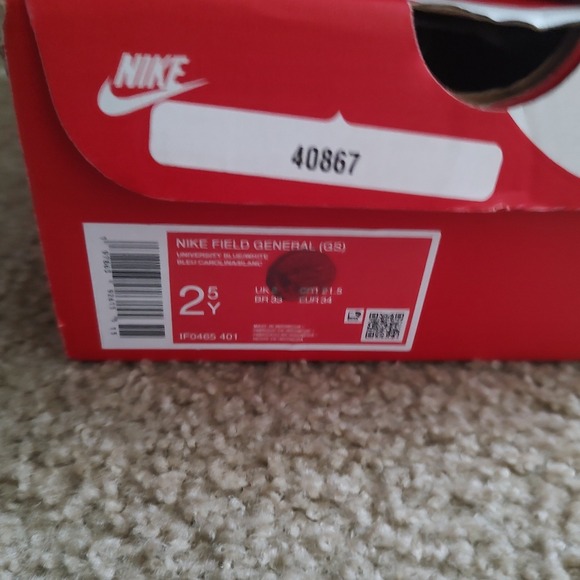 Nike Other - Nike Field GS University Blue White Gum Sneakers‎ IF0465-401 Kids 2.5Y NWB